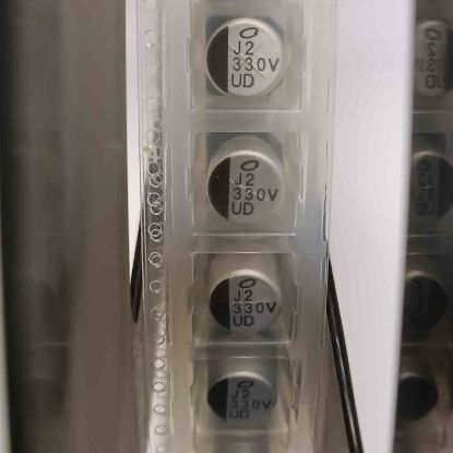 UUD1V331MNQ1GS 330MF 35V 10x10 NICHICON SMD KONDANSATÖR resmi