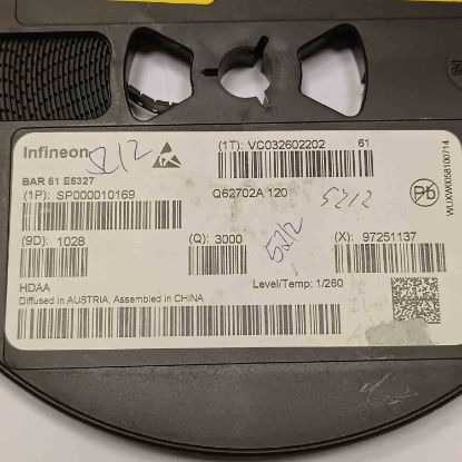 BAR61 100V 0.25A SOT143 INFINEON SMD DİYOT resmi