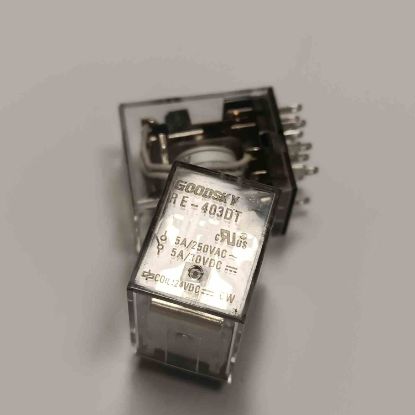 RE-403DT 24VDC 5A 4C 14PIN GOODSKY GÜÇ RÖLE resmi
