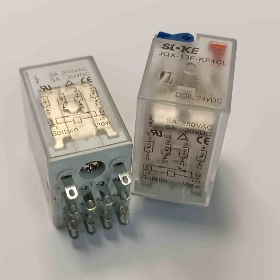JQX-13F-KT4CL 24VDC 5A 4C 14PIN SOKE GÜÇ RÖLE resmi