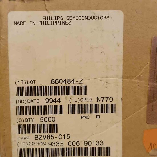 BZV85-C15 15V 1W DO41 PHILIPS ZENER DİYOT resmi