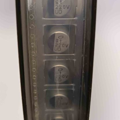 UUD1V221MNQ3GS 220MF 35V 10x10 NICHICON SMD KONDANSATÖR resmi