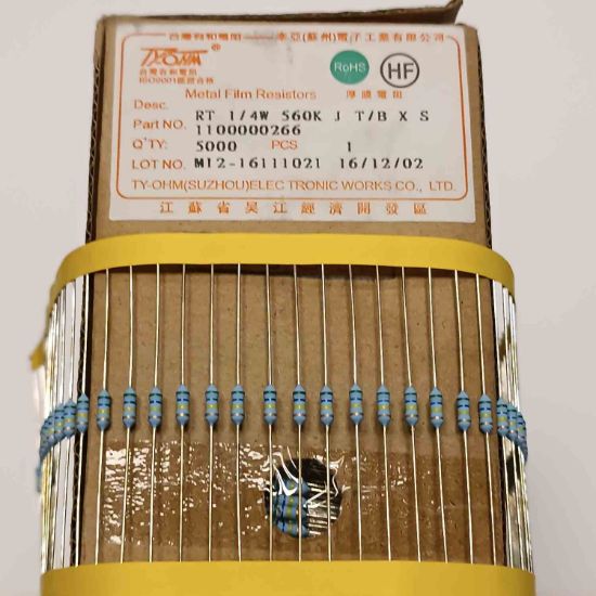 RT1/4W560K JT/BXS 560K 1/4W DİRENÇ resmi