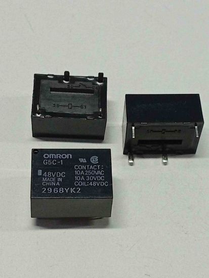 G5C1-48VDC 48V 10A 4PIN OMRON GÜÇ RÖLE resmi