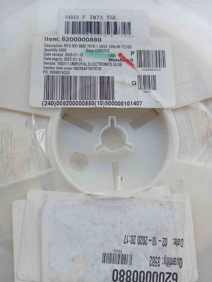 0603SAF7873D5E 787K 603 DİRENÇ resmi
