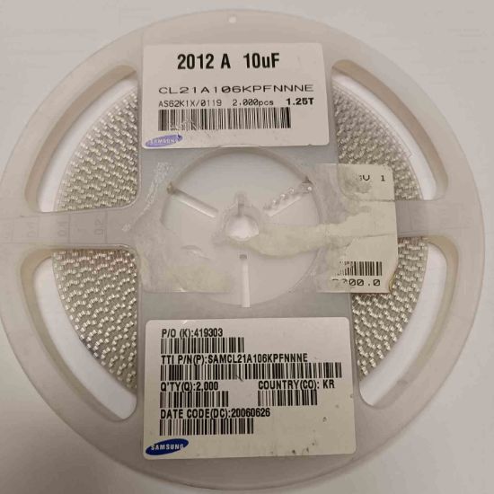 CL21A106KPFNNNE 10MF 10V 805 SMD SERAMİK KONDANSATÖR resmi