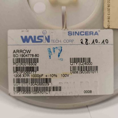 130A088229 1NF 100V SİNCERA SMD SERAMİK KONDANSATÖR resmi