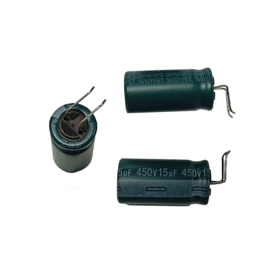 1610YPET 15MF 450V KONDANSATÖR resmi