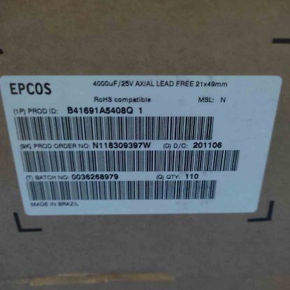 B41691A5408Q001 4000mf 25V AX. 20X49MM KONDANSATÖR resmi