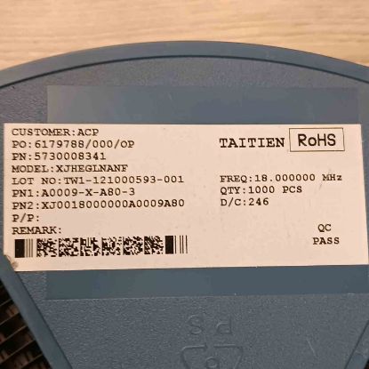 XJ0018000000A0009A80 18MHZ MURATA KRİSTALLER resmi