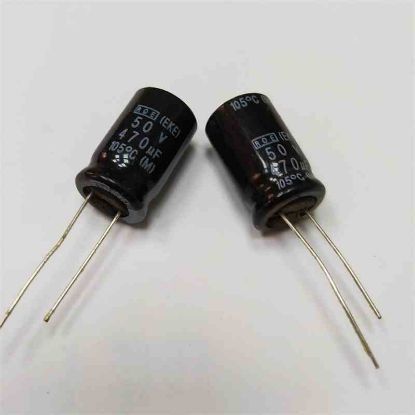 470MF 50V 12.5x20 REO ELKO KONDANSATÖR resmi