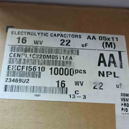 CENPL1C220M0511AA 22MF 16V 5x11 85 SAMSUNG ELKO KONDANSATÖR resmi
