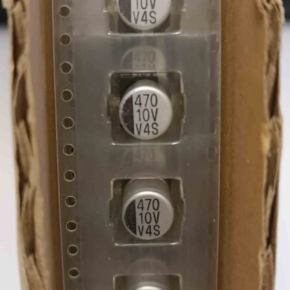 CA010M047REF-0810 470MF 10V 8x10 YAGEO SMD KONDANSATÖR resmi