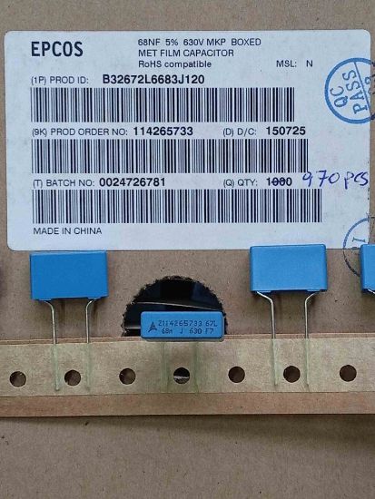 B32672L6683J120 68NF 630V EPCOS POLYESTER KONDANSATÖR resmi