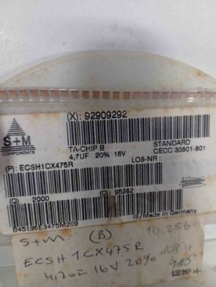 ECSH1CX475R 4.7MF 16V X S+M TANTAL KONDANSATÖR resmi