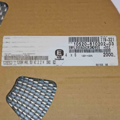 1208RMVL50VC2.2M 2.2MF 50V 4x6 NIPPON SMD KONDANSATÖR resmi