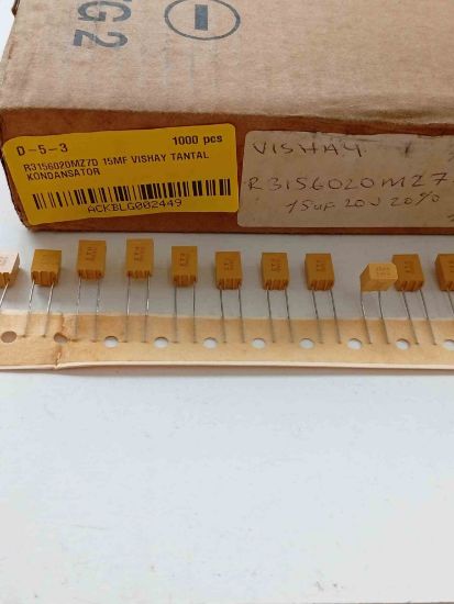 R3156020MZ7D 15MF VISHAY TANTAL KONDANSATÖR resmi