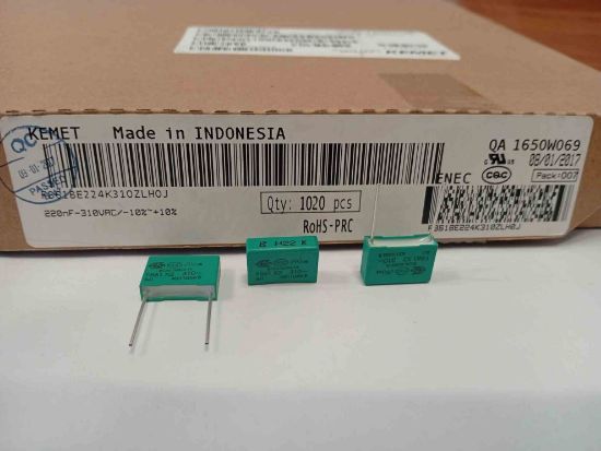 F861BE224K310ZLH0J 1.2MF 310VAC 15 0.1 KEMET POLYESTER KONDANSATÖR resmi