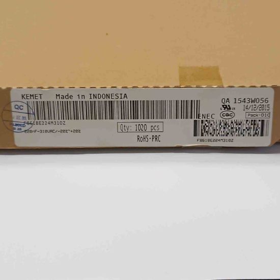 F861BE224M310Z 220NF 310VAC 15 0.2 KEMET POLYESTER KONDANSATÖR resmi