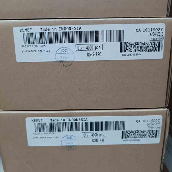 R82EC2270Z350K 27NF 100V 5 0.1 KEMET POLYESTER KONDANSATÖR resmi