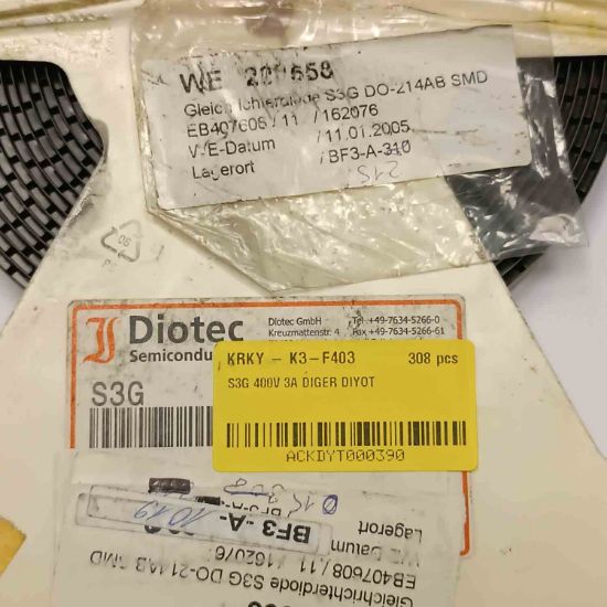S3G 400V 3A DİYOT resmi