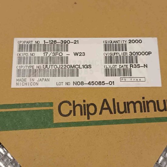 UUT0J220MCL1GS 22MF 6V NICHICON SMD KONDANSATÖR resmi