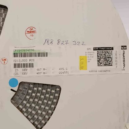 143834796 4.7MF 25V 4x5.5 RUBYCON SMD KONDANSATÖR resmi