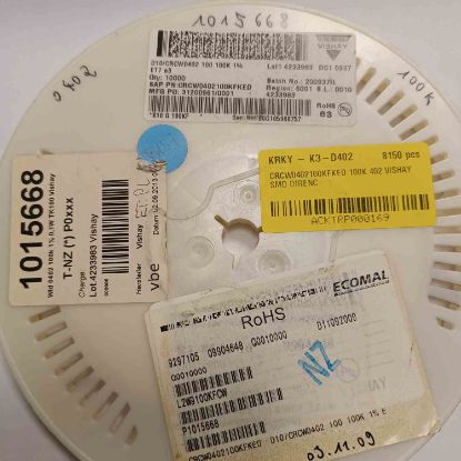 CRCW0402100KFKED 100K 402 VISHAY SMD DİRENÇ resmi