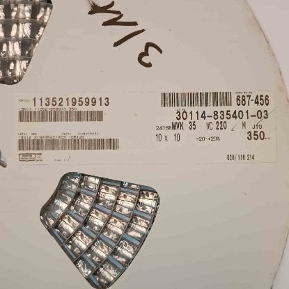 2416RMVK35VC220M 220MF 35V 10x10 NIPPON SMD KONDANSATÖR resmi