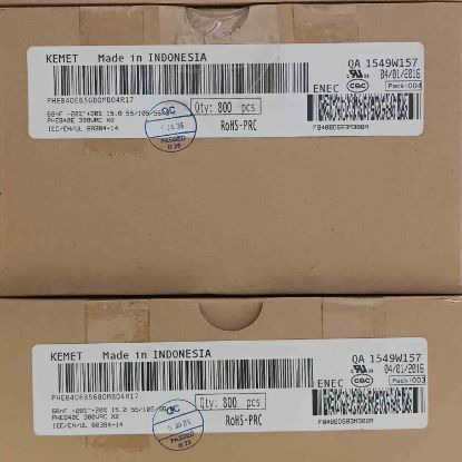 PHE840EB5680MB04R17 68NF 300VAC 15 0.2 KEMET POLYESTER KONDANSATÖR resmi