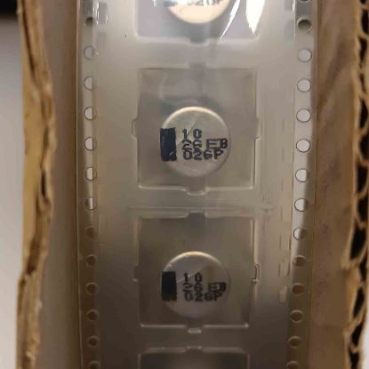 EEVEB2G100Q 10MF 400V 10X21.5 PANASONIC SMD KONDANSATÖR resmi