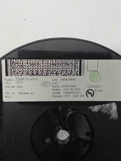 TZMB15-GS08 15V SOD80 VISHAY ZENER DİYOT resmi