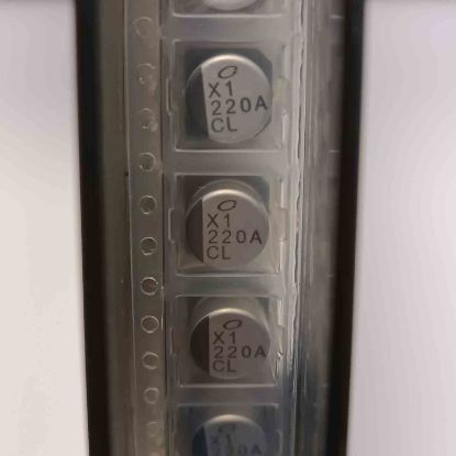 UCL1A221MCQ6PS 220MF 10V 8.3x8.3 NICHICON SMD KONDANSATÖR resmi