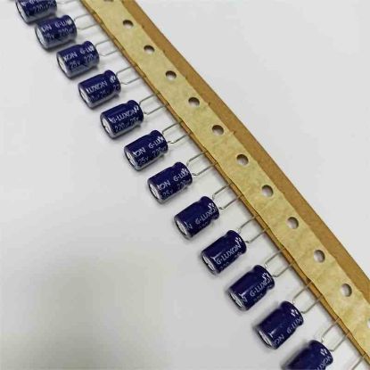 220MF 25V 8x11 LUXON ELKO KONDANSATÖR resmi