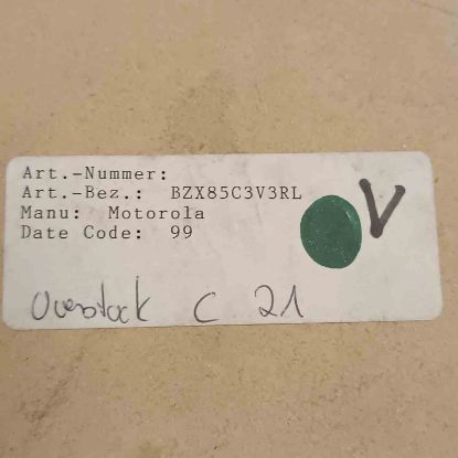 BZX85C3V3RL 3.3V 1.3W MOTOROLA ZENER DİYOT resmi