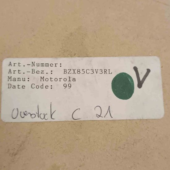 BZX85C3V3RL 3.3V 1.3W MOTOROLA ZENER DİYOT resmi