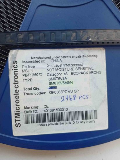 SM6T6V8A 6.8V 600W Transil DİYOT resmi