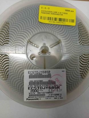 ECST0JY685R 6.8MF 6.3V Y KASA PANASONIC KONDANSATÖR resmi