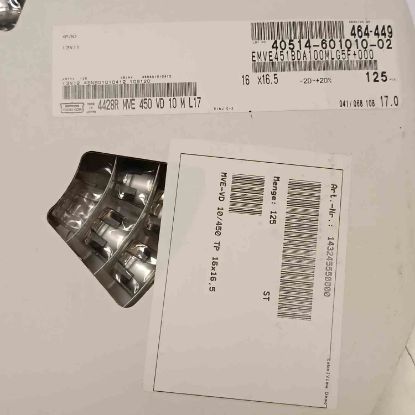 EMVE451BDA100MLG5F 10MF 450V 16x16.5 NIPPON SMD KONDANSATÖR resmi