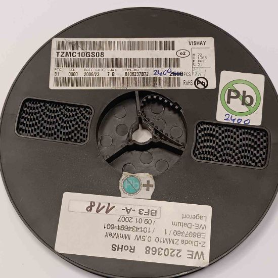 TMZC10GS08 10V SOD80 ZENER DİYOT resmi