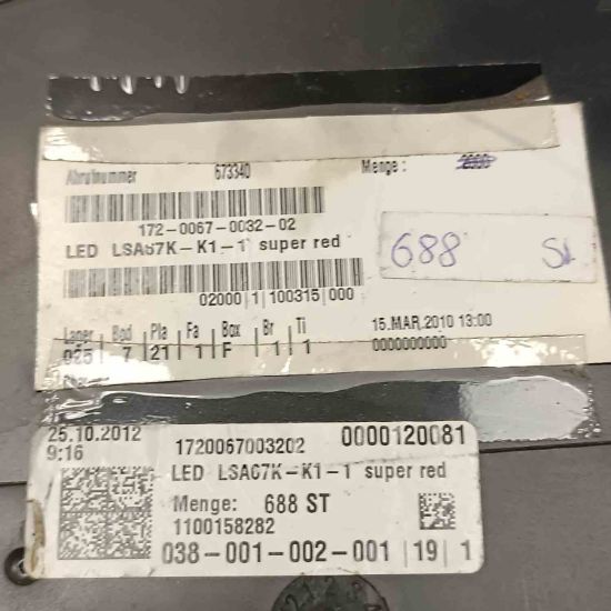 LSA67K-K1-1 KIRMIZI SIDELED OSRAM LED OPTO resmi