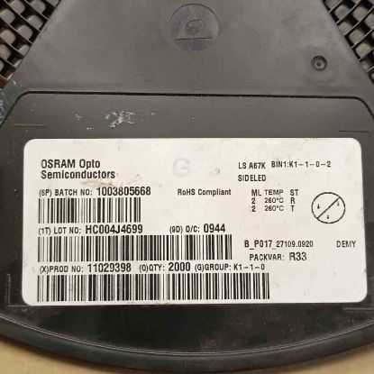 LSA67K-K1-1 KIRMIZI SIDELED OSRAM LED OPTO resmi
