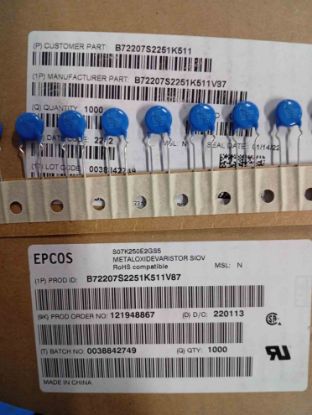 B72207S2251K511V87 VARISTOR KONDANSATÖR resmi