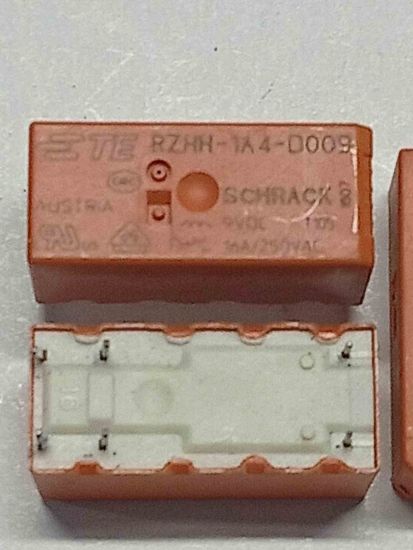 RZHH-1A4-D009 9V 16A 1NO 6PIN SCHRACK GÜÇ RÖLE resmi