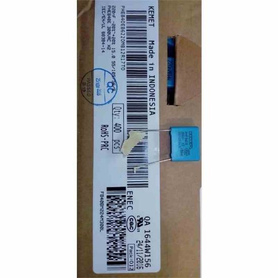 PHE840EB6220MB12R17T0 220NF 300VAC 15 0.2 KEMET POLYESTER KONDANSATÖR resmi