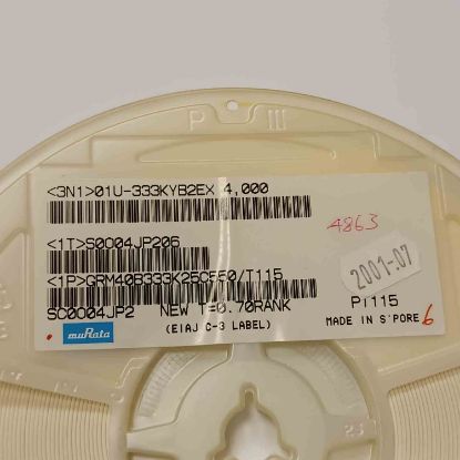 GRM40B333K25C550 33NF 25V 805 MURATA SMD SERAMİK KONDANSATÖR resmi