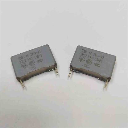 100NF 310VAC  15mm VISHAY POLYESTER KONDANSATÖR resmi