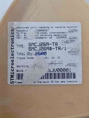 SMCJ26A 26V 1500W DO-214 ST Transil DİYOT resmi