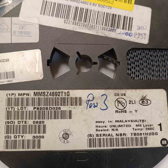 MMSZ4692T1G 6.8V SOD123 ZENER DİYOT resmi