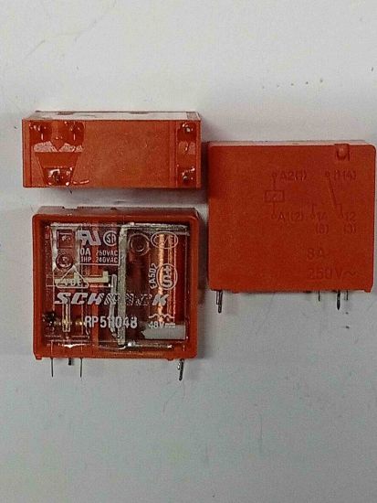 RP511048 48V 10A 1C 5PIN SCHRACK GÜÇ RÖLE resmi